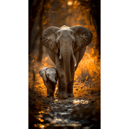 Africa love 2 - Πίνακας σε καμβά Κάδρα / Καμβάδες