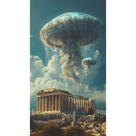 Aliens attack - Πίνακας σε καμβά