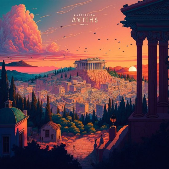 Ancient Greece 1 - Πίνακας σε καμβά