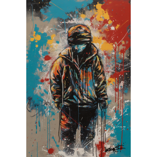 Angry youth - Πίνακας σε καμβά