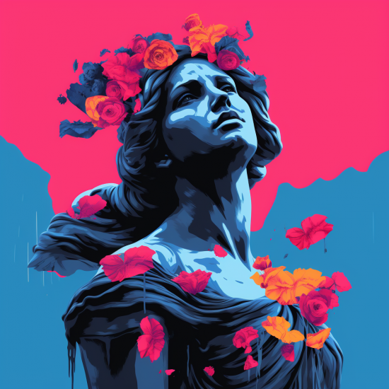 Athena goddess of Greece - Πίνακας σε καμβά