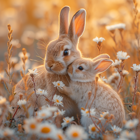 Baby rabbit - Πίνακας σε καμβά