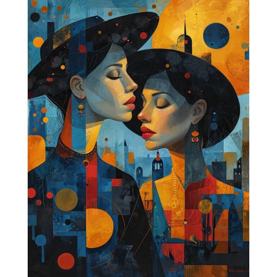 Berlin love - Πίνακας σε καμβά - Πίνακας σε καμβά Κάδρα / Καμβάδες