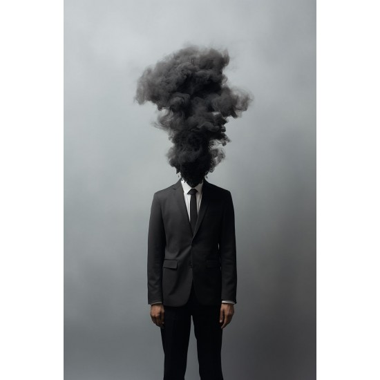 Black fumes - Πίνακας σε καμβά - Πίνακας σε καμβά Κάδρα / Καμβάδες