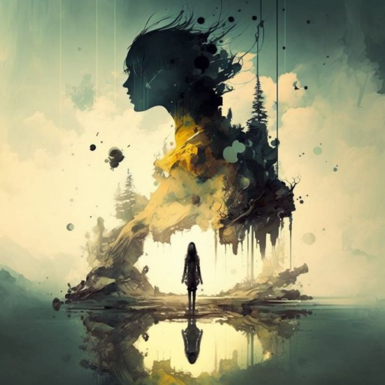 Black soul - Πίνακας σε καμβά