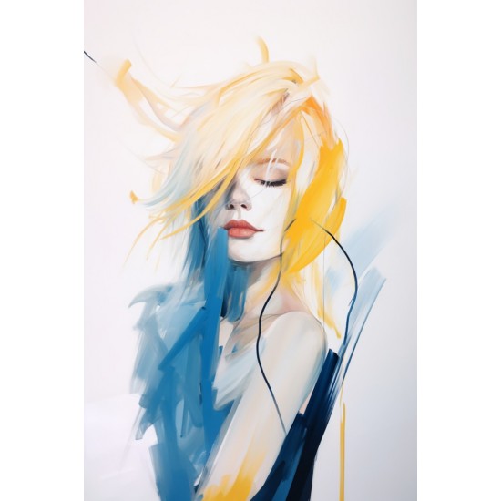 Blonde existence - Πίνακας σε καμβά