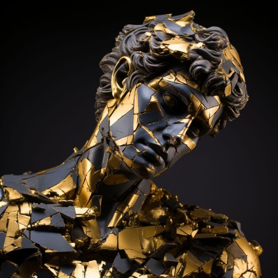 Broken statue - Πίνακας σε καμβά - Πίνακας σε καμβά Κάδρα / Καμβάδες