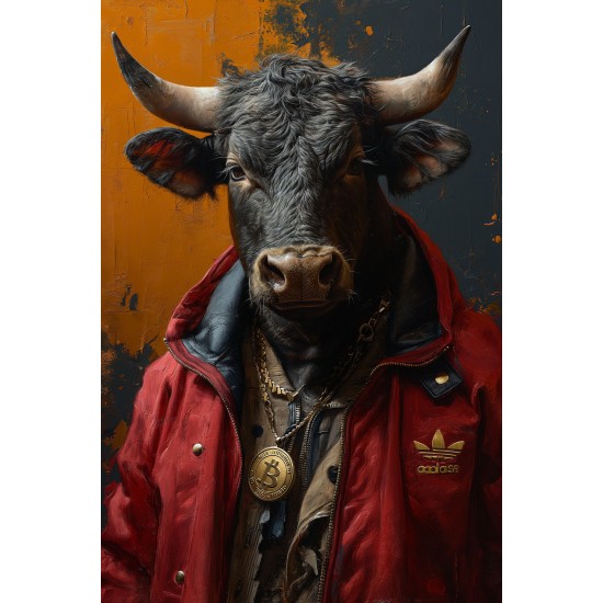 Bull - Πίνακας σε καμβά