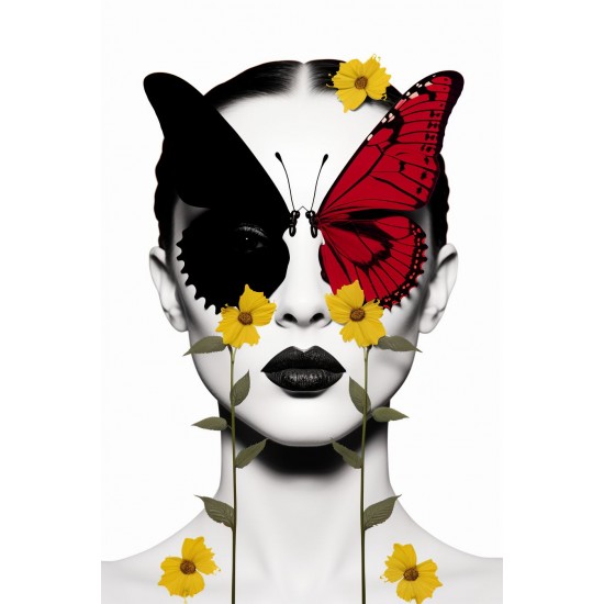 Butterfly - Πίνακας σε καμβά - Πίνακας σε καμβά Κάδρα / Καμβάδες