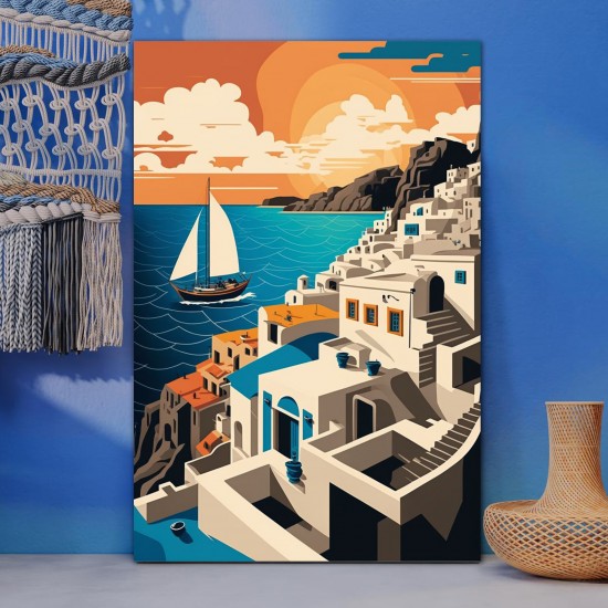 Caldera view - Πίνακας σε καμβά