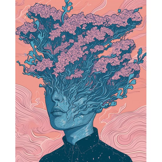 Cherry brain - Πίνακας σε καμβά - Πίνακας σε καμβά Κάδρα / Καμβάδες