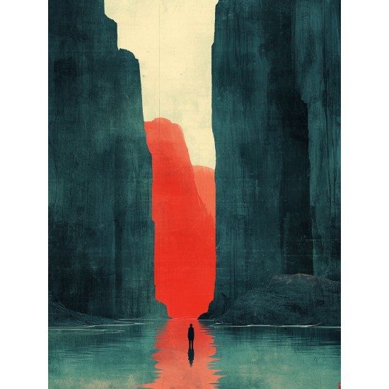 Chinese landscape - Πίνακας σε καμβά