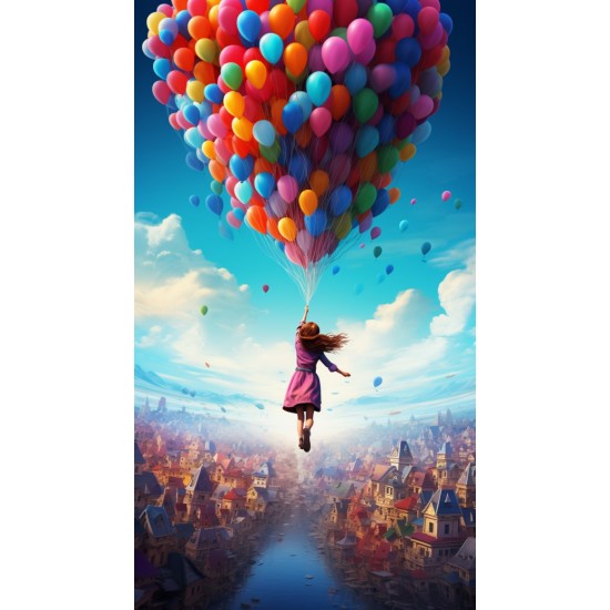 Colorful ballons - Πίνακας σε καμβά