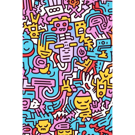 Colorful pathway - Πίνακας σε καμβά