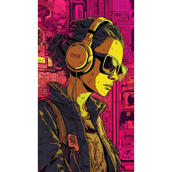 Comic woman - Πίνακας σε καμβά