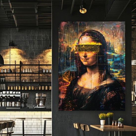 Cyborg lisa - Πίνακας σε καμβά