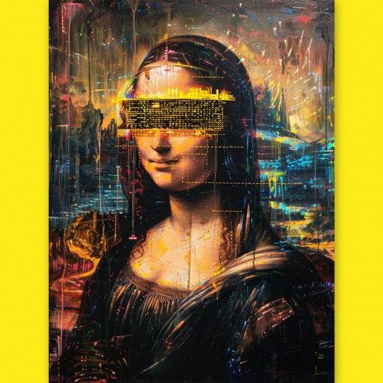 Cyborg lisa - Πίνακας σε καμβά - Πίνακας σε καμβά Κάδρα / Καμβάδες