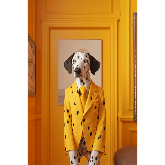 Dalmatian elegance 2 - Πίνακας σε καμβά Κάδρα / Καμβάδες