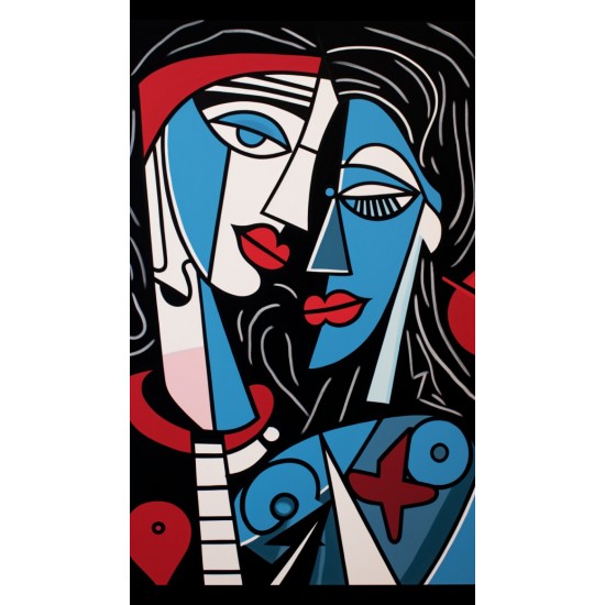 Drunken flirting - Πίνακας σε καμβά