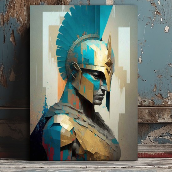 Elegant Spartan warrior - Πίνακας σε καμβά