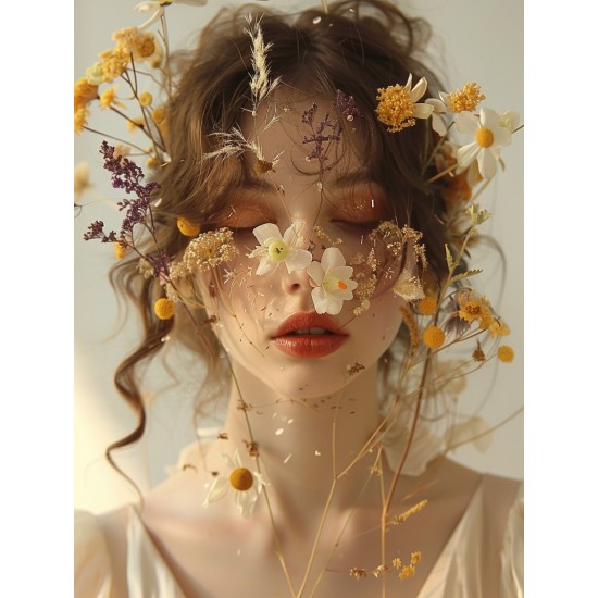 Ethereal portrait - Πίνακας σε καμβά - Πίνακας σε καμβά Κάδρα / Καμβάδες