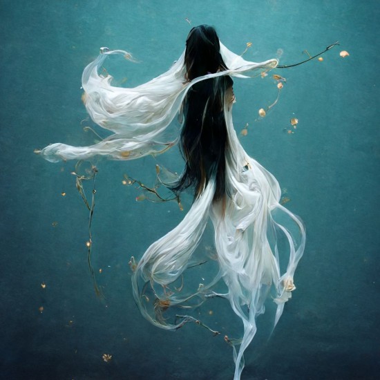 Female wizard - Πίνακας σε καμβά