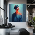 Figurative Female Character - Πίνακας σε καμβά Κάδρα / Καμβάδες