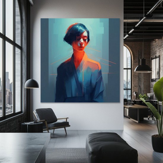 Figurative Female Character - Πίνακας σε καμβά