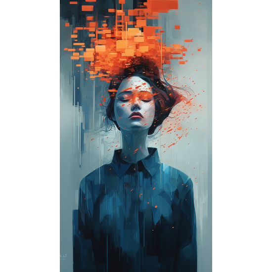 Floating in the air - Πίνακας σε καμβά