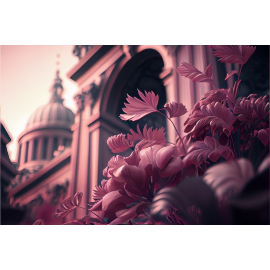 Flowers in paris - Πίνακας σε καμβά