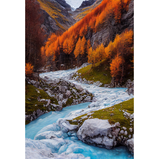 Frozen river - Πίνακας σε καμβά