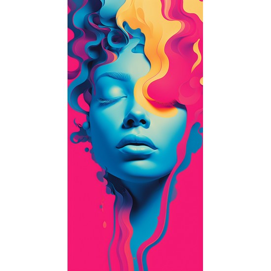 Fuchsia evolution - Πίνακας σε καμβά