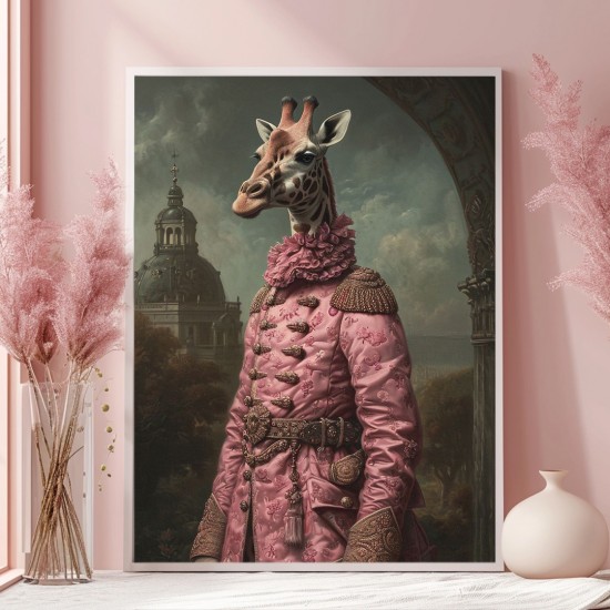 General giraffe -  Πίνακας σε καμβά