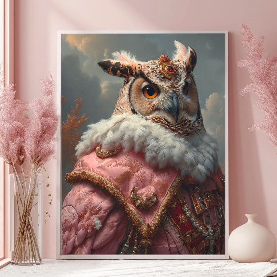 General owl -  Πίνακας σε καμβά