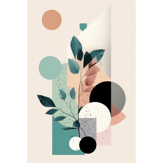 Geometric spring - Πίνακας σε καμβά