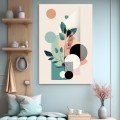 Geometric spring - Πίνακας σε καμβά Κάδρα / Καμβάδες