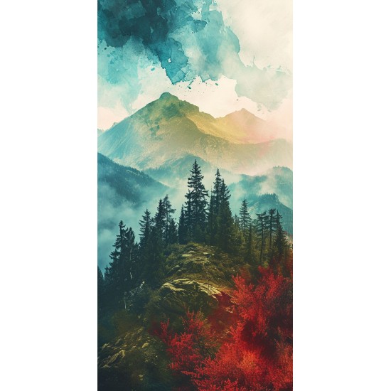 High mountains - Πίνακας σε καμβά - Πίνακας σε καμβά Κάδρα / Καμβάδες