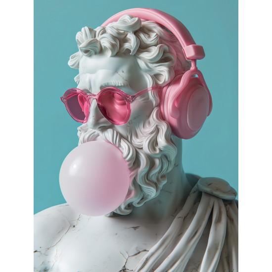 Hipster Plato - Πίνακας σε καμβά