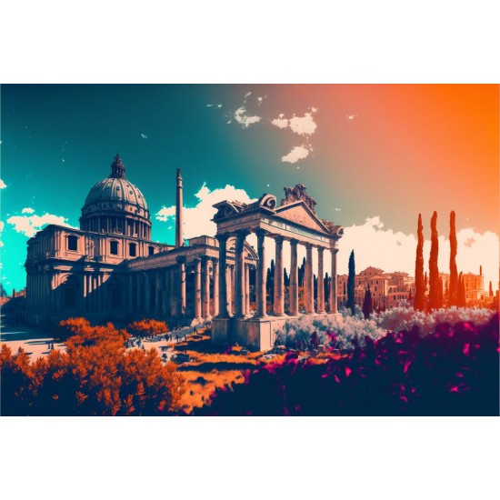 Iitaly style - Πίνακας σε καμβά