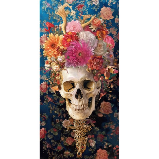 Illustration skull - Πίνακας σε καμβά - Πίνακας σε καμβά Κάδρα / Καμβάδες