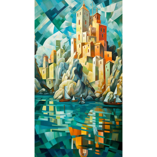 Island - Πίνακας σε καμβά