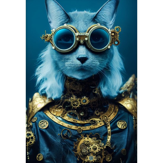 King cat - Πίνακας σε καμβά