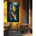Koi fish - Πίνακας σε καμβά Κάδρα / Καμβάδες