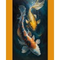 Koi fish - Πίνακας σε καμβά Κάδρα / Καμβάδες