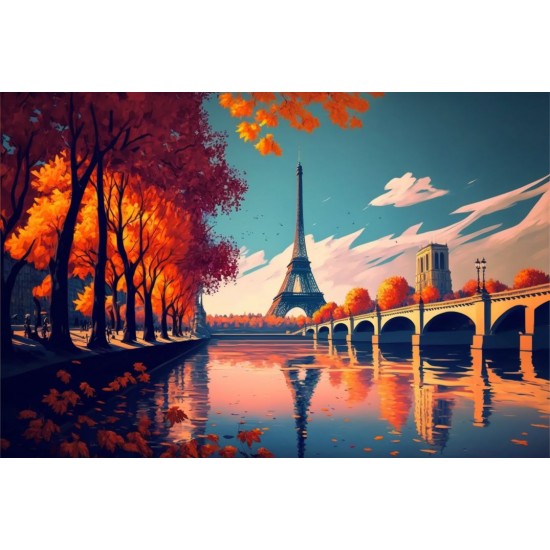 La Seine - Πίνακας σε καμβά