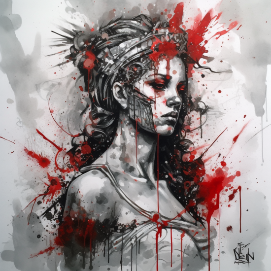 Liberte rouge - Πίνακας σε καμβά