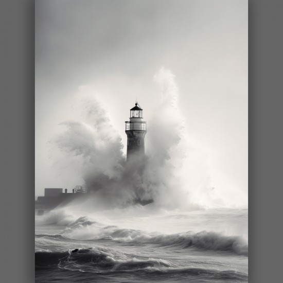 Lighthouse - Πίνακας σε καμβά Κάδρα / Καμβάδες