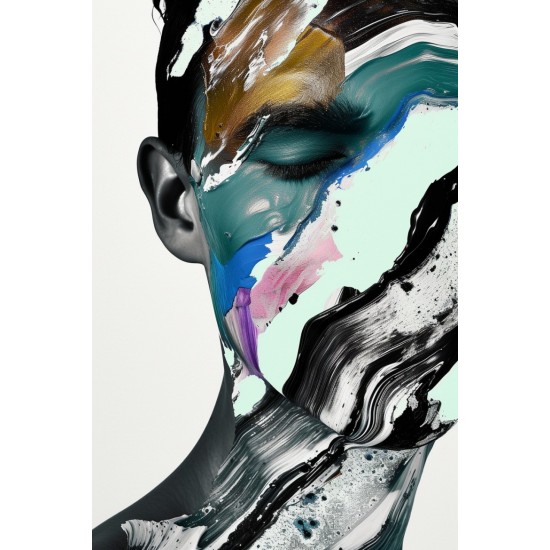 Marble face - Πίνακας σε καμβά - Πίνακας σε καμβά Κάδρα / Καμβάδες