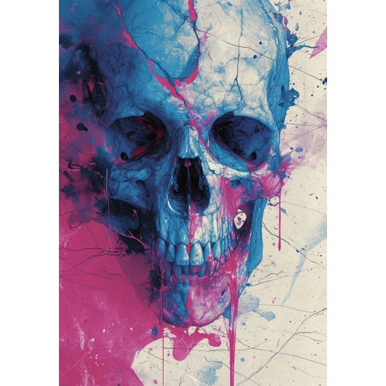 Marble skull - Πίνακας σε καμβά