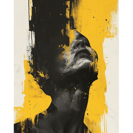 Minimalist face 4  - Πίνακας σε καμβά - Πίνακας σε καμβά Κάδρα / Καμβάδες